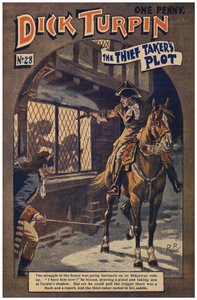 Dick Turpin (farve litho) af Robert Prowse Jnr
