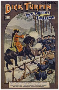 Dick Turpin (farve litho) af Robert Prowse Jnr