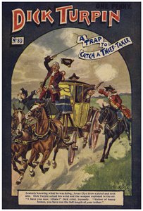 Dick Turpin (farve litho) af Robert Prowse Jnr