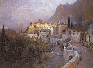 En udsigt over Capri