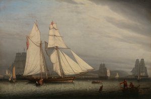 Havnescene, 1842.