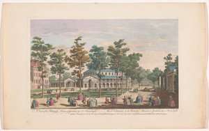 Udsigt over Rotunda i Ranelagh Gardens i London En udsigt over Rotundo, House, & Gardens osv. ved Ranelagh (titel på objekt) Ranelagh Gardens og Vauxhall Gardens (serietitel) af Robert Sayer