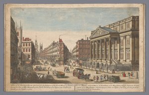 Udsigt over palæet i London Udsigt over palæet (...) (titel på objekt) London (serietitel) af Robert Sayer