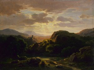 Erindringer om en scene nær Auerbach, ca. 1856.