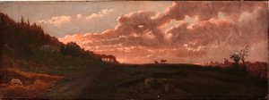 Romantisk landskab, 1871.