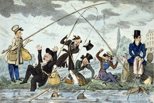 Waltonising eller Green-Land Fisherman, ca. 1830 (farvestik)