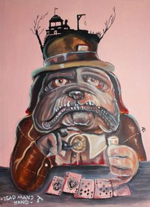 Wild West Poker Bulldog af Robert Sigaard