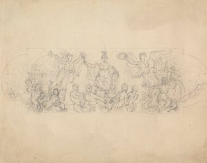 Allegorisk skitse af sejren af Robert Smirke