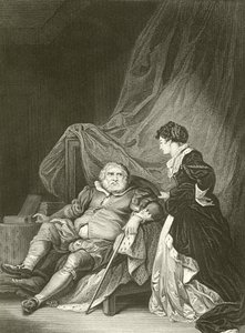 Henry VIII og Catherine Parr af Robert Smirke