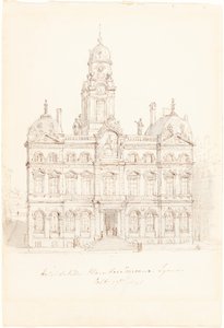 Rådhus, Place des Terreaux, Lyon af Robert Smirke