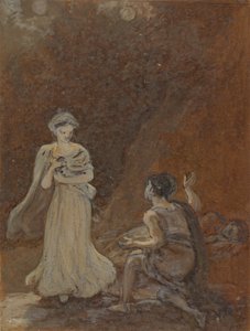 Lysander vågner for at se Helena af Robert Smirke