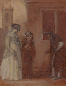 Mester William Page og Sir Hugh Evans af Robert Smirke