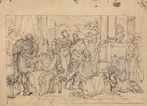 Scene fra Timon af Athen af Robert Smirke