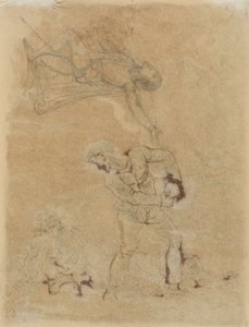 Stephen og Trinculus med Caliban af Robert Smirke