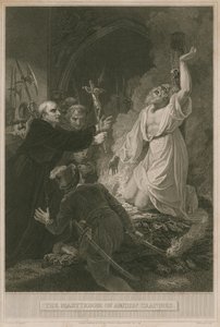 Ærkebiskop Cranmers martyrdød af Robert Smirke