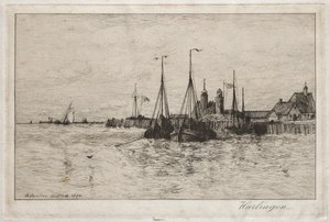 Harlingen, 1884. af Robert Swain Gifford