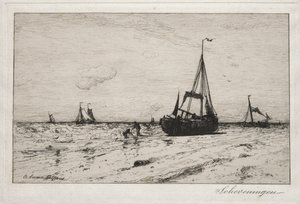Scheveningen. af Robert Swain Gifford