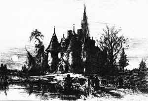 The House of Usher, illustration fra 