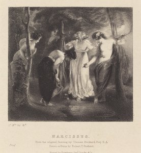Narcissus af Robert T. Stothard after Thomas Stothard