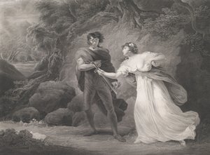 Pisanio og Imogen Shakespeare, Cymbeline, Act 3, Scene 4..., første gang udgivet 1801, genudgivet 1852.
