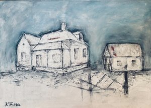 Rustikke vinterhuse af Robert Thirtle
