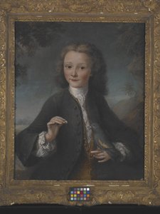 Voltaire At Age 13 (olie på lærred) af Robert Tournieres