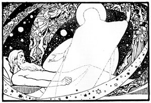 Tegning til Jobs Bog, 1913.