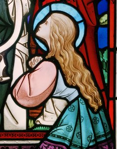 The Sister Of Lazarus, 1864 (farvet glas)