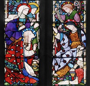 Woman of the Bible, ca. 1866 (farvet glas)