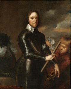 Portræt af Oliver Cromwell 1599-1658