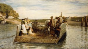 Færgen, 1881 af Robert Walker Macbeth
