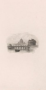Rom, St. Angelos slot (vignet) af Robert Wallis