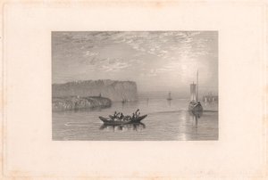 Scene på Loire af Robert Wallis