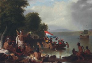 Landgang af Henry Hudson