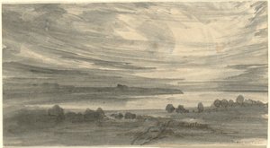 Landskab med sø af Robert Walter Weir