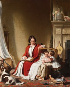 Mrs. Bradford Ripley Alden og hendes børn af Robert Walter Weir