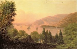 Picnic langs Hudson, 1881