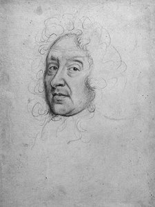 Mandsportræt (blyant på vellum) af Robert White