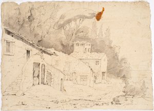 Italiensk bondegård af Robert Wilhelm Ekman