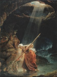 Lemminkäinens mor i Tuonela af Robert Wilhelm Ekman