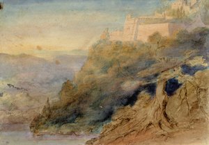 Palazzolo, italiensk landskab af Robert Wilhelm Ekman