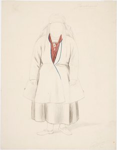Stående bondekone fra Joutseno af Robert Wilhelm Ekman