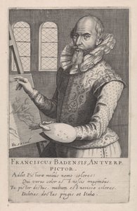 Portræt af Frans Badens af Robert Willemsz de Baudous