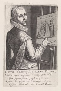 Portræt af Otto van Veen af Robert Willemsz de Baudous
