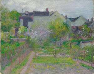 Grez-sur-Loing (olie på lærred)