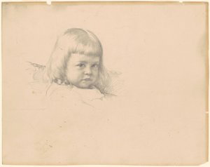 Studie til "Portræt af Esther Haydin"