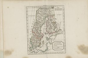 Illustration hentet fra boken Nyt bærbart atlas beregnet hovedsageligt til undervisning af unge i henhold til Modern Geography of the sen Abbé Delacroix av Vaugondy, Robert de og utgitt av Chez Lamarche (Paris, 1795) af Robert de Vaugondy