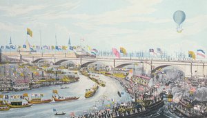 Åbningen af New London Bridge, af kong William IV og dronning Adelaide, 1831