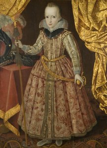 Charles I (1600-49), da hertugen af York, ca. 1605 (olie på lærred)