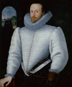 Portræt af Sir Walter Raleigh (olie)